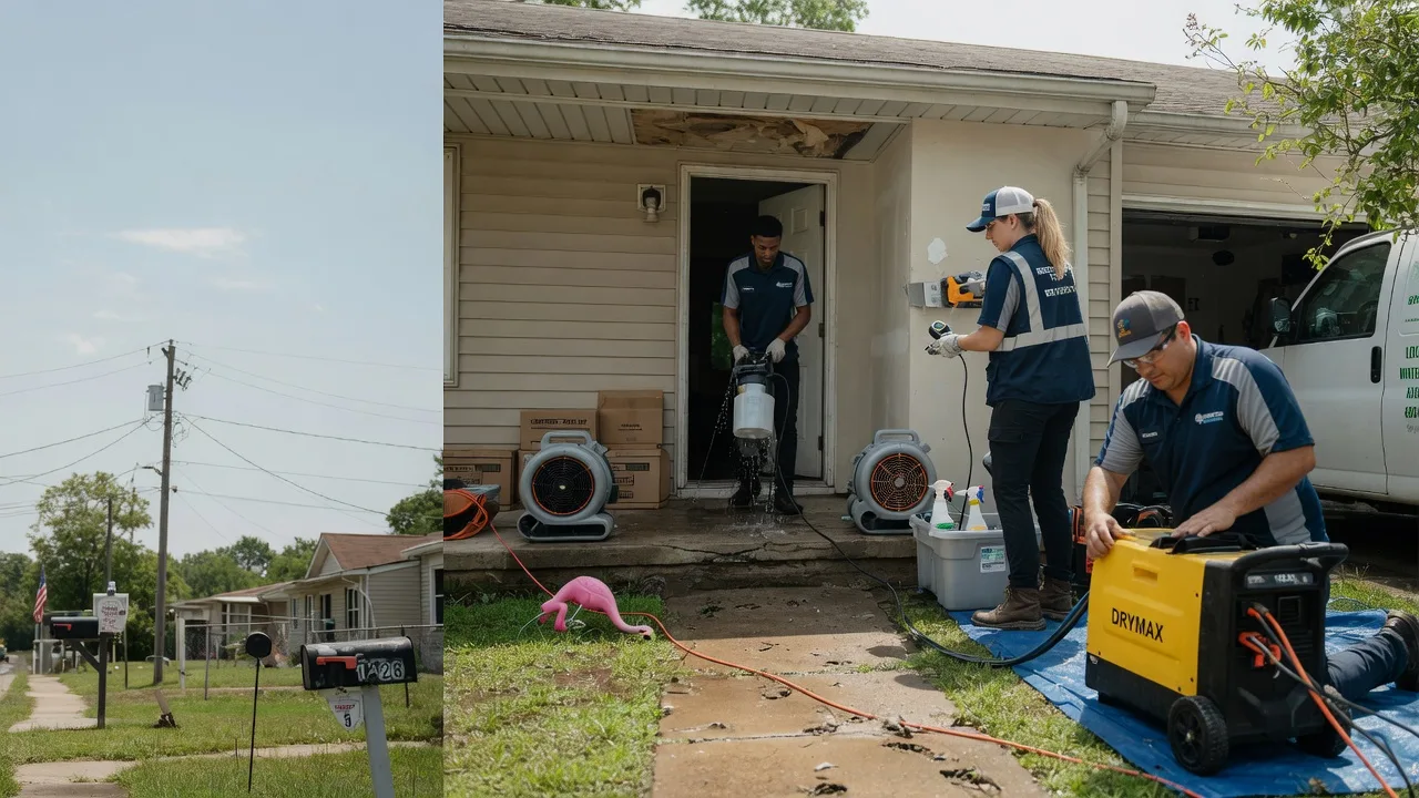 Storm Damage Water Removal in Wheatland, OK near me
